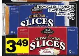 Supermarché PA FROMAGE EN TRANCHES BLACK DIAMOND | Cheese Slices offer