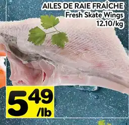 Supermarché PA AILES DE RAIE FRAÎCHE | Fresh Skate Wings offer