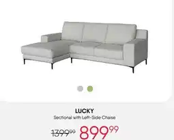 Meubles RD Lucky - Sectional with Chaise offer