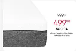 Meubles RD Sophia - Queen Medium-Firm Foam Mattress offer