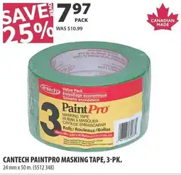 Co-op Cantech paintpro masking tape offer