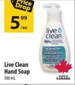 Co-op Live Clean Hand Soap offer