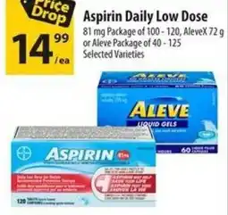 Co-op Aspirin Daily Low Dose offer