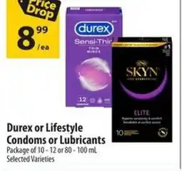Co-op Durex or Lifestyle Condoms or Lubricants offer