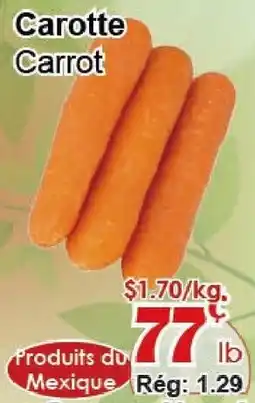 Marche C&T Carrot offer