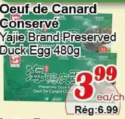 Marche C&T Yajie brand preserved duck egg offer