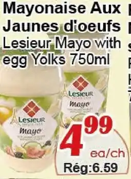 Marche C&T Lesieur Mayo with sirop léger egg Yolks offer