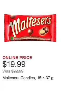 Costco Maltesers Candies, 15 × offer