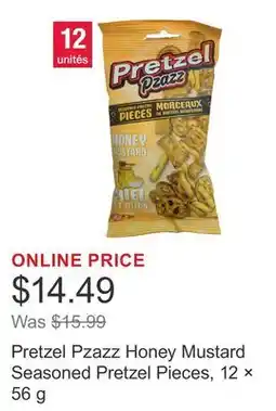Costco Pretzel Pzazz Honey Mustard Seasoned Pretzel Pieces, 12 × offer