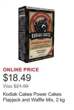 Costco Kodiak Cakes Power Cakes Flapjack and Waffle Mix offer