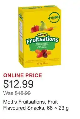 Costco Mott's Fruitsations, Fruit Flavoured Snacks, 68 × offer