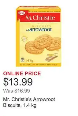 Costco Mr. Christie's Arrowroot Biscuits offer