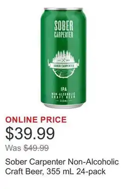 Costco Sober Carpenter Non-Alcoholic Craft Beer, 355 mL 24-pack offer