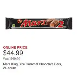 Costco Mars King Size Caramel Chocolate Bars, 24-count offer