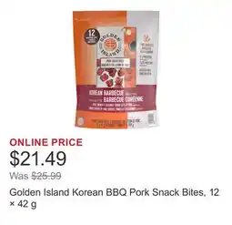 Costco Golden Island Korean BBQ Pork Snack Bites, 12 × offer