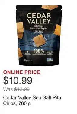 Costco Cedar Valley Sea Salt Pita Chips offer