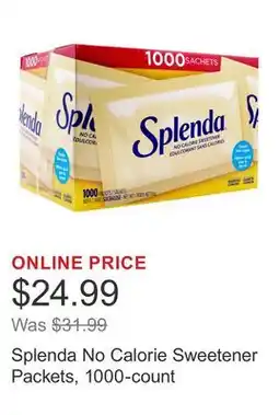 Costco Splenda No Calorie Sweetener Packets, 1000-count offer