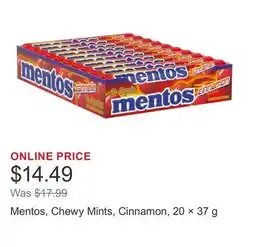 Costco Mentos, Chewy Mints, Cinnamon, 20 × offer