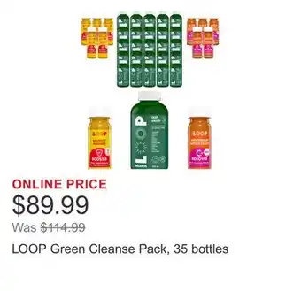 Costco LOOP Green Cleanse Pack, 35 bottles offer