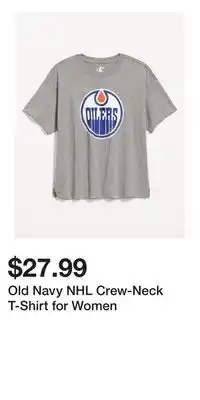 Old Navy Old Navy NHL Crew-Neck T-Shirt for Women offer