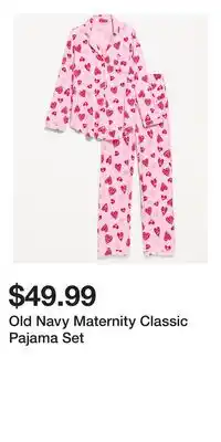 Old Navy Old Navy Maternity Classic Pajama Set offer
