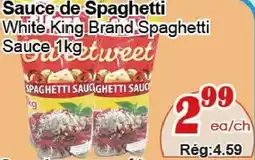 Marche C&T White king brand spaghetti sauce offer