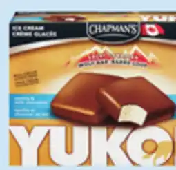 Giant Tiger Chapman's Yukon ice cream desserts offer