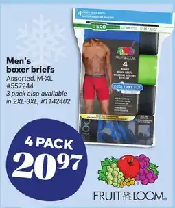 Giant Tiger Men's boxer briefs offer