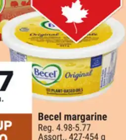Giant Tiger Becel margarine offer