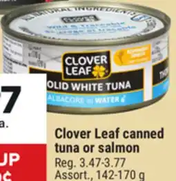 Giant Tiger Clover Leaf canned tuna offer