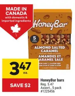 Giant Tiger HoneyBar bars offer