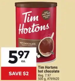 Giant Tiger Tim Hortons hot chocolate offer