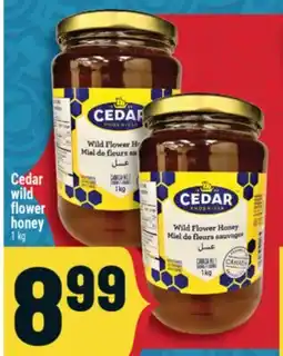 Marché Adonis Cedar wild flower honey offer