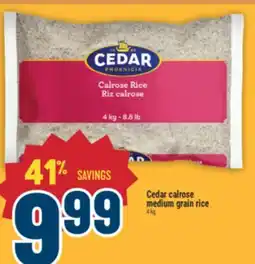 Marché Adonis Cedar calrose medium grain rice offer