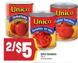 Marché Adonis Unico tomatoes offer