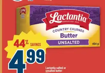 Marché Adonis Lactantia salted or unsalted butter offer