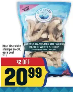 Marché Adonis Blue Tide white shrimps 26-30, easy peel offer
