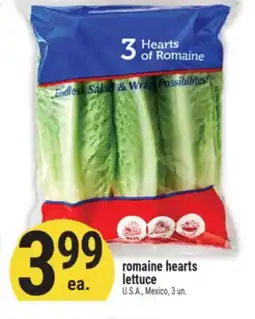 Marché Adonis romaine hearts lettuce offer