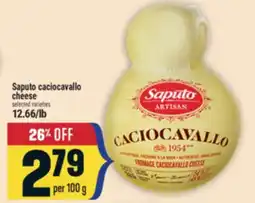 Marché Adonis Saputo caciocavallo cheese offer