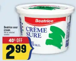 Marché Adonis Beatrice sour cream offer