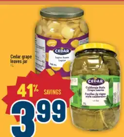 Marché Adonis Cedar grape leaves jar offer