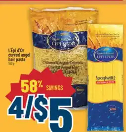 Marché Adonis L'Épi d'Or curved angel hair pasta offer