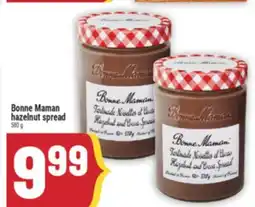 Marché Adonis Bonne Maman hazelnut spread offer