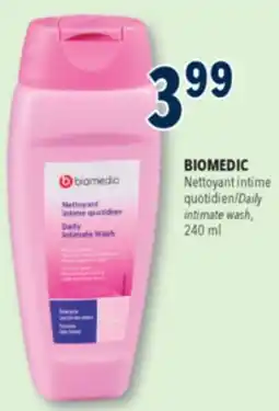 Familiprix BIOMEDIC, Daily intimate wash offer