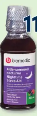 Familiprix BIOMEDIC Nighttime sleep aid offer