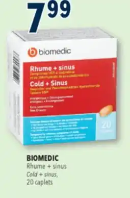 Familiprix BIOMEDIC Cold + sinus offer