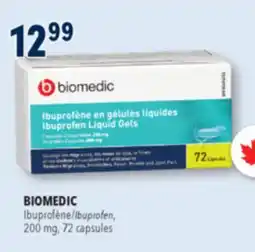 Familiprix BIOMEDIC, Ibuprofen, 200 mg, 72 capsules offer