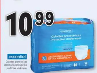 Familiprix Essentiel extra absorbency protective underwear L 14un offer