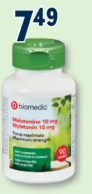 Familiprix BIOMEDIC, Melatonin, 10 mg, 90 capsules offer