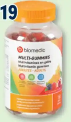 Familiprix Biomedic adults multivitamin gummies 150un offer